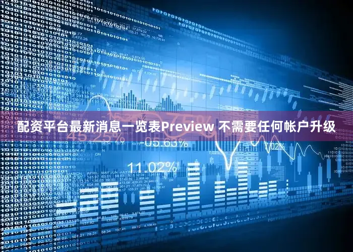 配资平台最新消息一览表Preview 不需要任何帐户升级